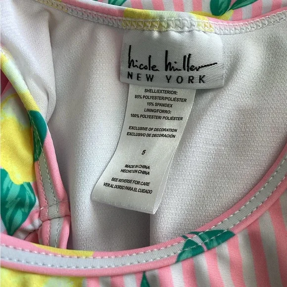 Nicole Miller Child’s Bathing Suit - Picture 3 of 6